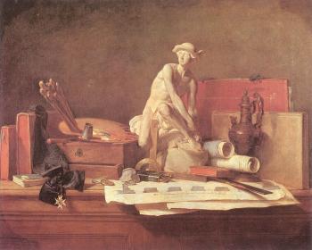 Jean Baptiste Simeon Chardin : The Attributes of the Arts and their Rewards